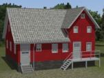 Set Einfamilienhuser im Schwedenstil