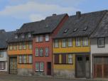 Wohnhuser mit farbintensivere