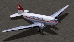 Douglas DC3_SwissAir_RS5 (V14NRS50053 ) Douglas DC3_SwissAir_RS5 (V14NRS50053 )