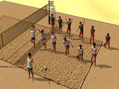 Beach Volleyball Set Mnner