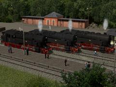 Dampflokomotive, Normalspur DR 95 1027-2 (ex-Preuische T20)