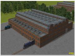 Fabrik - Variante 6 - Lok-Wagenwerkstatt
