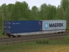 Vierachsiger Containertragwagen Typ Sggnss BoxXpress
