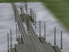 Straenbahn Gleisstile Meter und Regelspur