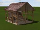 Pavillon mit Grill