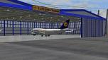 Flugzeug-Hangar
