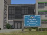 Moderne Schulgebäude