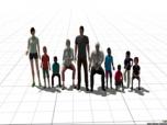 Figuren Set 3, zehn verschiede