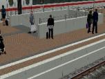 Bahnsteigsystem modern rötlich