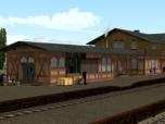 Landbahnhof in Anlehnung an Da