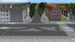 1Spur-Straßen mit Radwegen in Anlehnung des Berl...