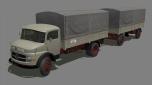 Mercedes L 322 + Anhänger / Grau-Schwarz