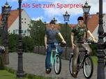 Animierter Fahrradfahrer + Fahrräder als Immobil...