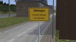 Ortstafeln und Richtungszeichen mit Aufschriftfu...