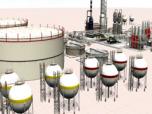 Raffinerie, Gastank 4 Modelle