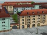 Wohnen in Bahnhofsnähe: Drei Wohnblocks der 1920...