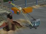 Bagger mit Kettenfahrwerk