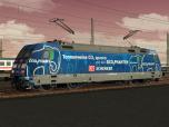 BR 101 der DBAG als Werbelok E