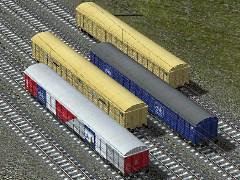 Les Wagons Couvert - Die gedeckten Güterwagen - GABS 50 - SET 2 - OBB - Techniques et Services - Techniken und Dienstleistungen. (V12NSB50032 ) Les Wagons Couvert - Die gedeckten Güterwagen - GABS 50 - SET 2 - OBB - Techniques et Services - Techniken und Dienstleistungen. (V12NSB50032 )