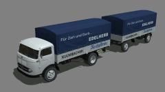 Mercedes LP 322 + Anhänger / Kulmbacher Reichelbräu (V14NJE10115 ) Mercedes LP 322 + Anhänger / Kulmbacher Reichelbräu (V14NJE10115 )