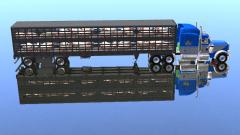 US-Truck Peterbilt 389 mit US-Viehtrailer (V14NRS50062 ) US-Truck Peterbilt 389 mit US-Viehtrailer (V14NRS50062 )