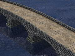 Niedrige Steinbrücke als 3D-Spline mit Zubehör (V16NSM20227 ) Niedrige Steinbrücke als 3D-Spline mit Zubehör (V16NSM20227 )